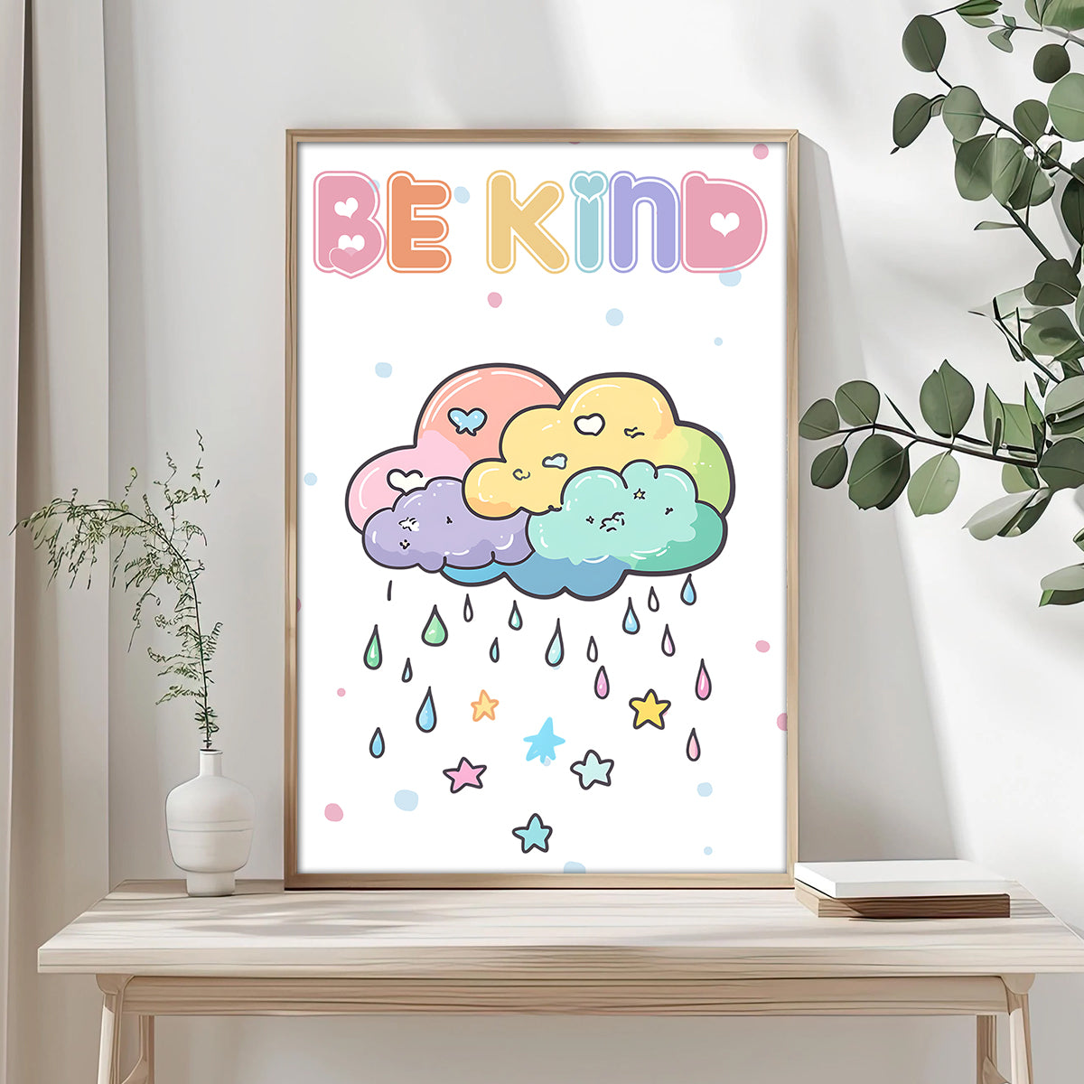 Custom Rainbow Text Poster