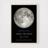 Custom Moon Phase Poster